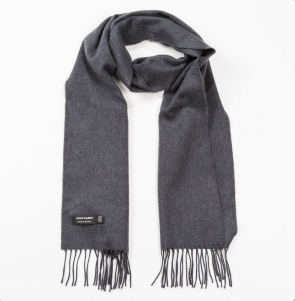 Extra Fine Merino Scarf Solid Charcoal – Temple Bar Trading Company